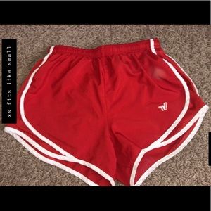 RED VARSITY SHORTS